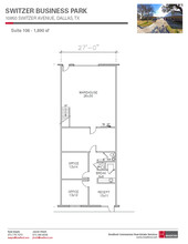 10930 Switzer Ave, Dallas, TX for rent Floor Plan- Image 1 of 1