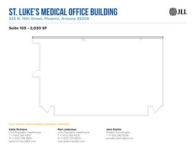 555 N 18th St, Phoenix, AZ for rent Site Plan- Image 1 of 2