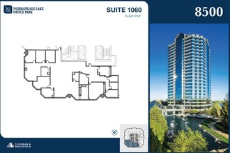 8000-8500 Normandale Lake Blvd, Bloomington, MN for rent Floor Plan- Image 1 of 2