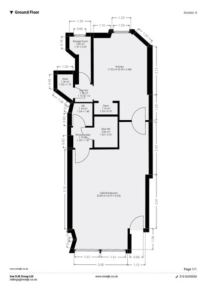 135 Comiston Rd, Edinburgh to rent - Floor Plan - Image 2 of 6