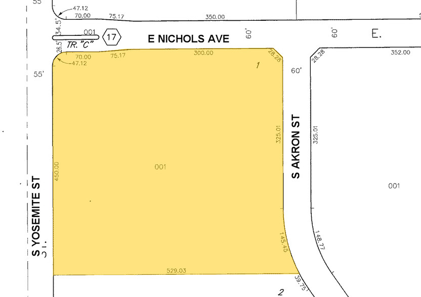 9000 E Nichols Ave, Centennial, CO for rent - Plat Map - Image 2 of 15