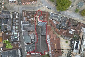 35 Carfax, Horsham, WSX - AERIAL  map view