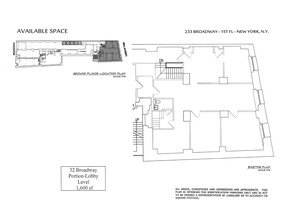 32 Broadway, New York, NY for rent Floor Plan- Image 1 of 1