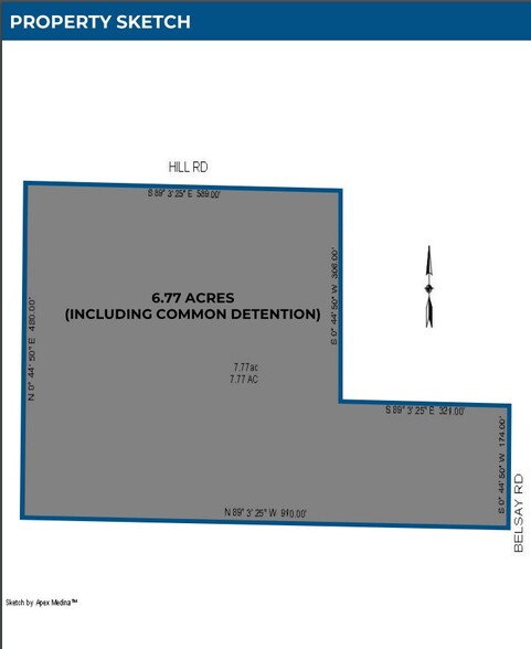 Hill Rd, Grand Blanc, MI for sale - Site Plan - Image 3 of 3