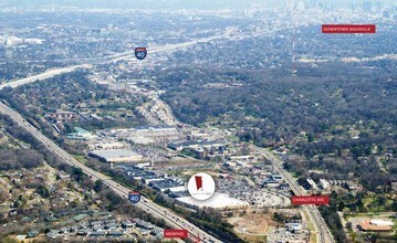 6710 Charlotte Pike, Nashville, TN - aerial  map view