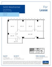 5433 Westheimer Rd, Houston, TX to rent Floor Plan- Image 1 of 1