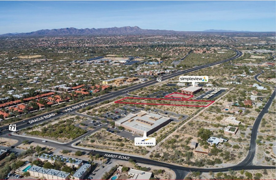 8900-8930 N Oracle Rd, Oro Valley, AZ for rent - Aerial - Image 2 of 4