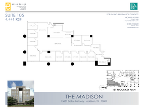 15851 Dallas Pkwy, Addison, TX for rent Floor Plan- Image 1 of 1