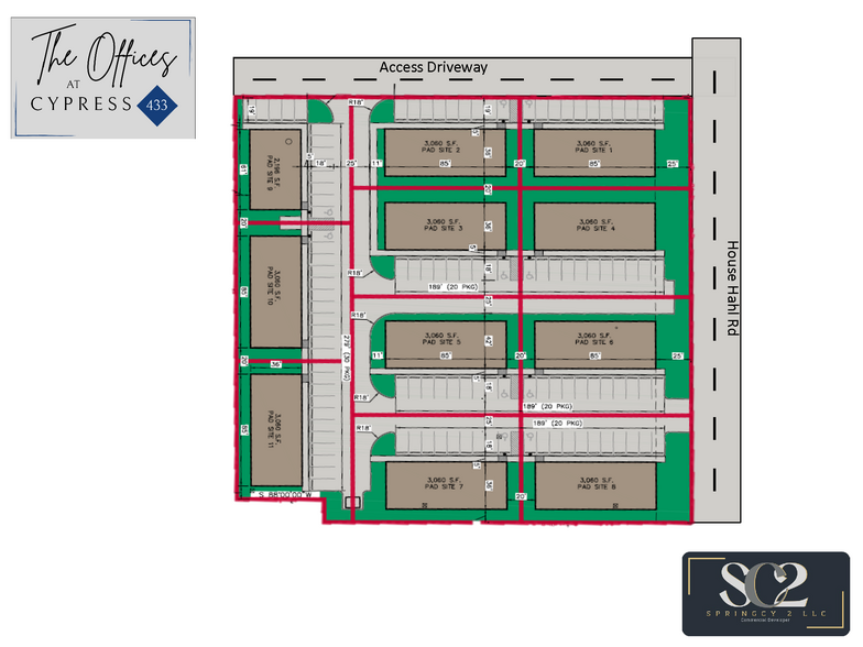 16702 House Hahl Rd, Cypress, TX for sale - Site Plan - Image 2 of 3