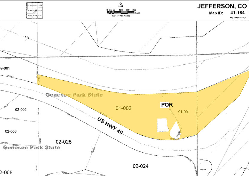 29259-29339 US Hwy 40, Evergreen, CO for rent - Plat Map - Image 2 of 4