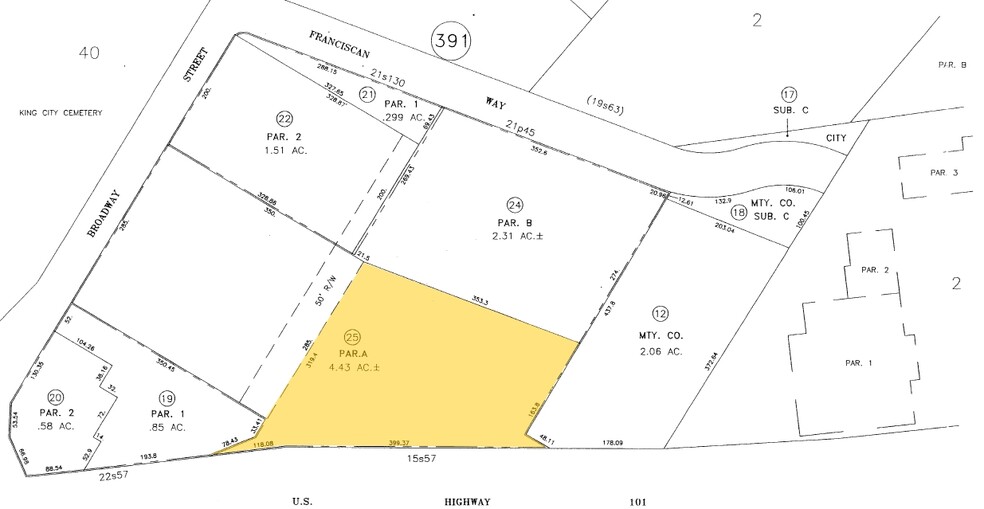 1023 Broadway St, King City, CA for rent - Plat Map - Image 2 of 4