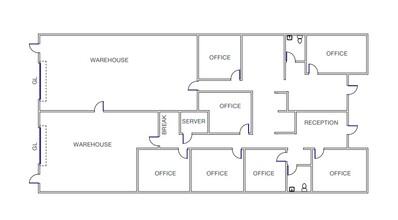 9474 Chesapeake Dr, San Diego, CA for rent Floor Plan- Image 1 of 1