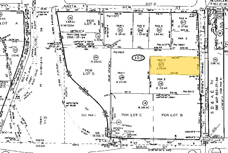 1664 Industrial Blvd, Chula Vista, CA for rent - Plat Map - Image 2 of 2