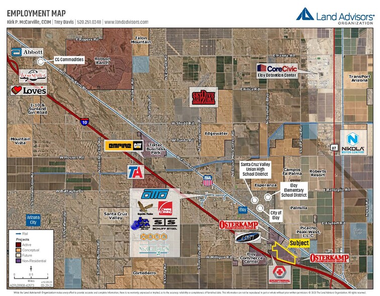 NEC I-10 & Sunshine Blvd, Eloy, AZ for sale - Building Photo - Image 1 of 1