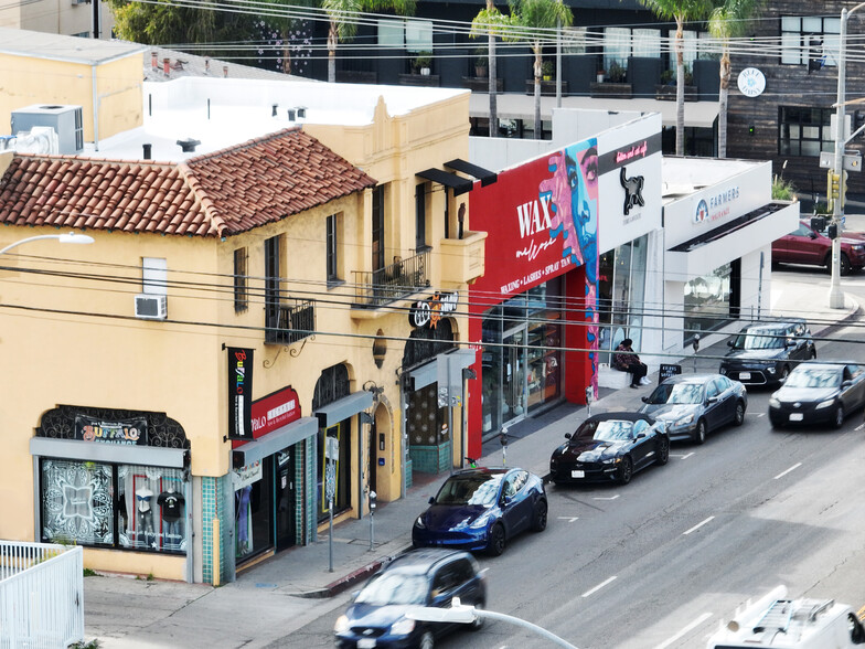 7912-7918 Melrose Ave, Los Angeles, CA for rent - Aerial - Image 2 of 11