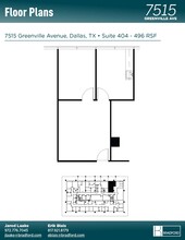 7515 Greenville Ave, Dallas, TX for rent Floor Plan- Image 2 of 2