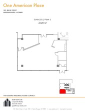 301 N Main St, Baton Rouge, LA for rent Site Plan- Image 1 of 1