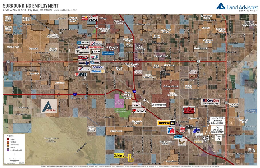 SWC Milligan Road & Lamb Road, Arizona City, AZ for sale - Primary Photo - Image 1 of 5