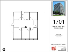 1701 S 1st Ave, Maywood, IL for rent Floor Plan- Image 1 of 7