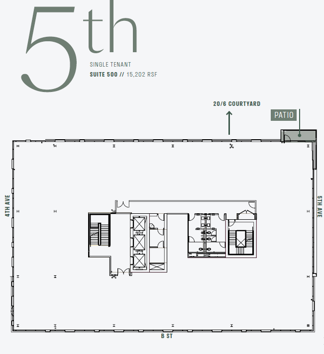 450 B St, San Diego, CA to rent Floor Plan- Image 1 of 1