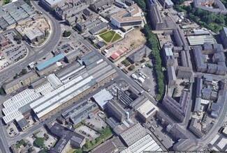 Queen St, Huddersfield, WYK - AERIAL map view