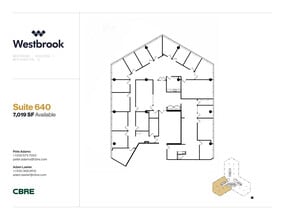1 Westbrook Corporate Ctr, Westchester, IL to rent Floor Plan- Image 1 of 1