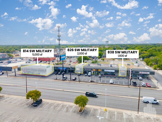 More details for 814-842 SW Military Dr, San Antonio, TX - Retail to Rent