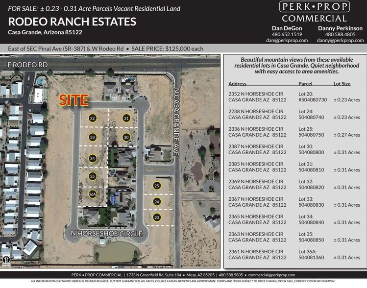 SEC Pinal Ave & Rodeo Rd, Casa Grande, AZ for sale - Building Photo - Image 1 of 1