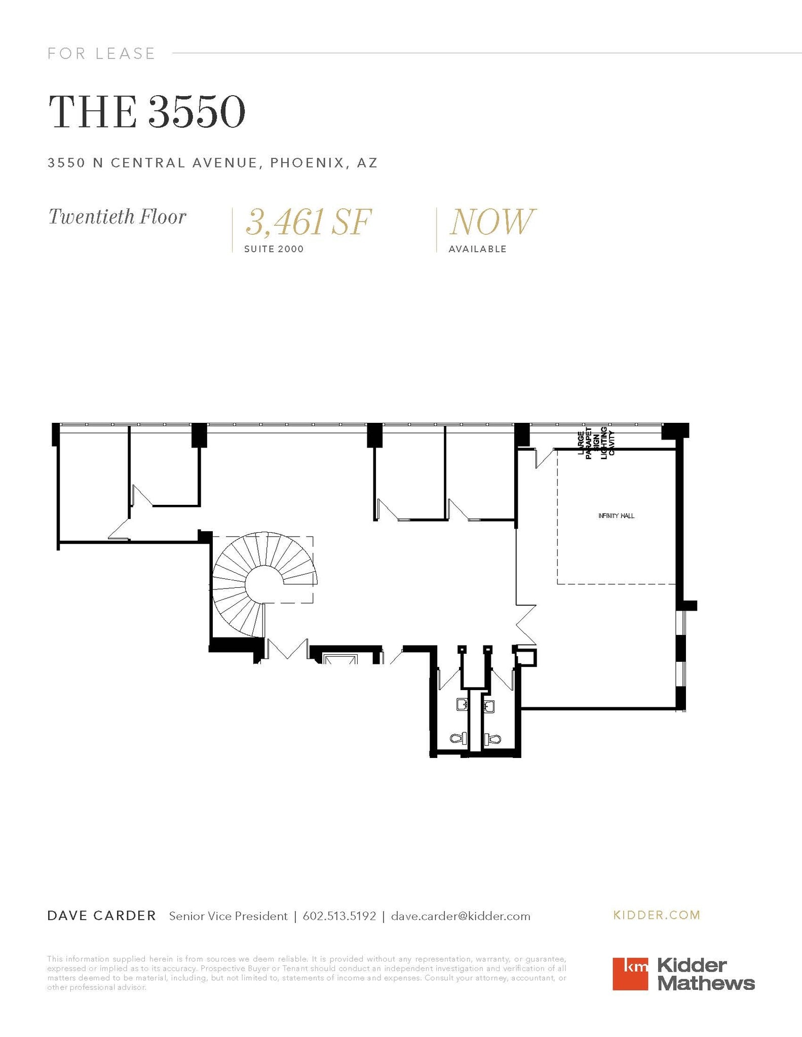 3550 N Central Ave, Phoenix, AZ to rent Floor Plan- Image 1 of 1