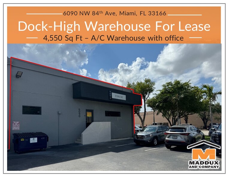 6000-6090 NW 84th Ave, Miami, FL for rent - Building Photo - Image 1 of 4