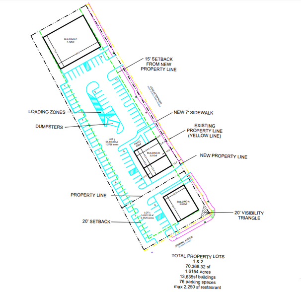 3015-3039 S Lancaster Rd, Dallas, TX for rent - Site Plan - Image 2 of 2