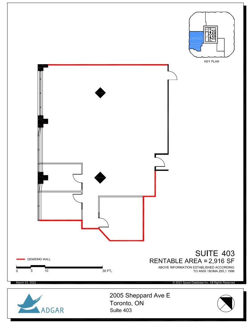 2001 Sheppard Ave E, Toronto, ON to rent Floor Plan- Image 1 of 1