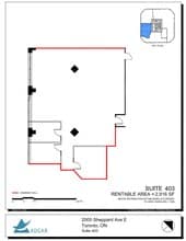2001 Sheppard Ave E, Toronto, ON to rent Floor Plan- Image 1 of 1