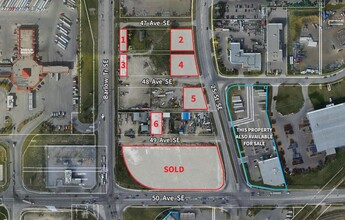 2532 49 Av SE, Calgary, AB for sale Aerial- Image 1 of 2