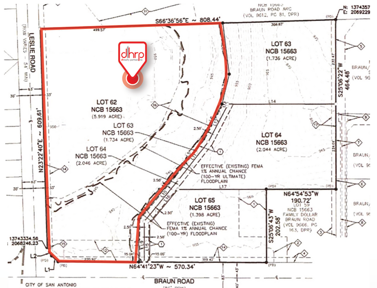 Braun Rd, Helotes, TX for sale - Plat Map - Image 2 of 4