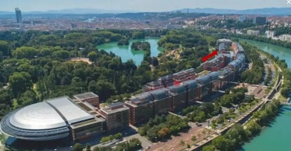 Lyon, RHO - Aerial  map view