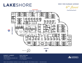 18101 Von Karman Ave, Irvine, CA for rent Floor Plan- Image 1 of 1