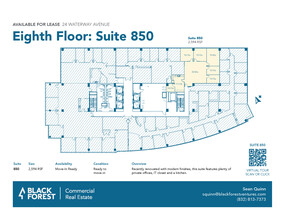 24 Waterway Ave, The Woodlands, TX for rent Floor Plan- Image 1 of 1