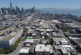 859 Bryant St, San Francisco, CA - aerial  map view