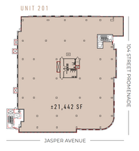 10110 104 St NW, Edmonton, AB for rent Floor Plan- Image 1 of 1