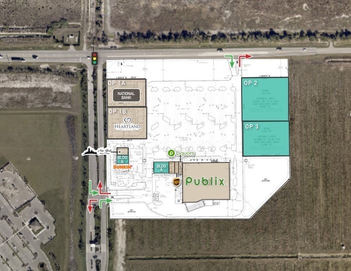 Building A- The Shoppes at Verdana Village Rd, Estero, FL for rent - Site Plan - Image 3 of 3