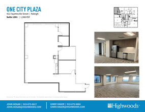 421 Fayetteville St, Raleigh, NC for rent Floor Plan- Image 2 of 2