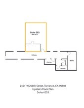 2461 W 208th St, Torrance, CA for rent Site Plan- Image 1 of 6