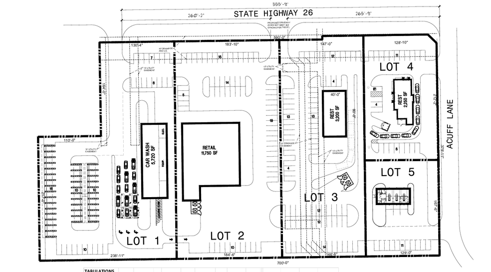 4007 Colleyville Blvd, Colleyville, TX for rent - Site Plan - Image 2 of 2