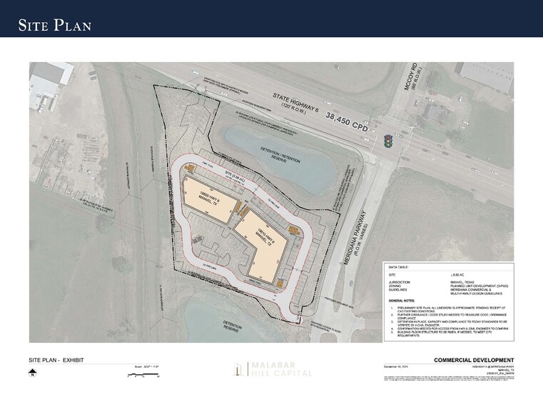 SWC Hwy 6 & Meridiana Pkwy, Manvel, TX for rent - Site Plan - Image 2 of 3