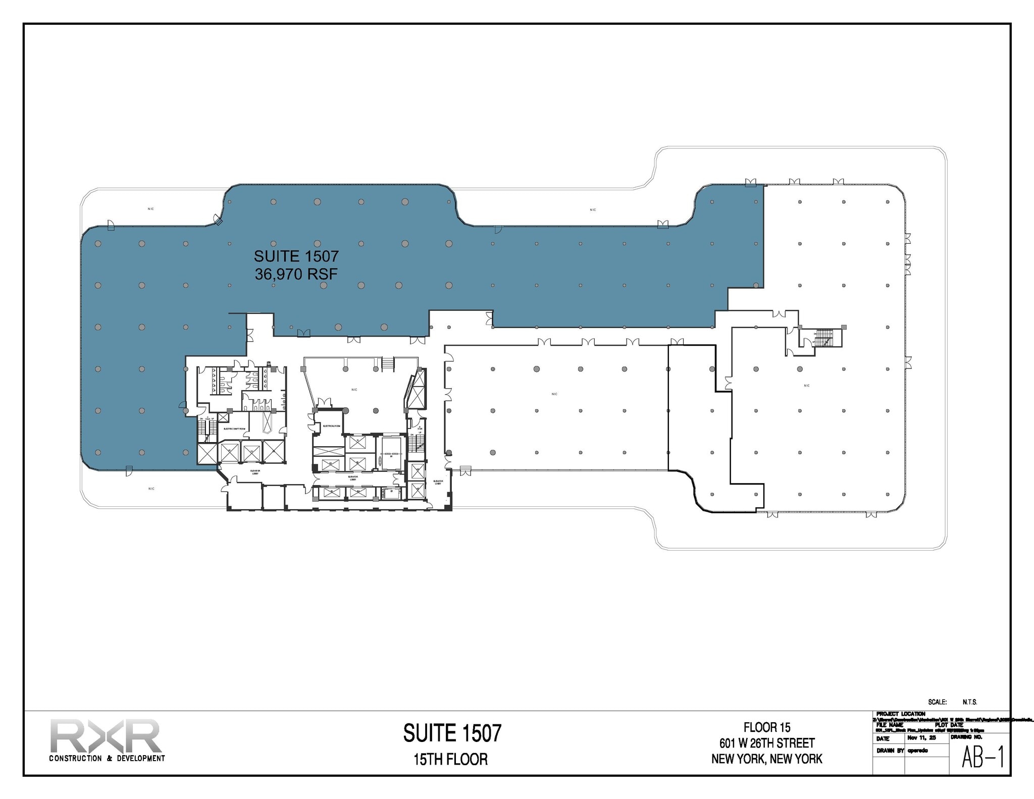 601 W 26th St, New York, NY to rent Floor Plan- Image 1 of 6