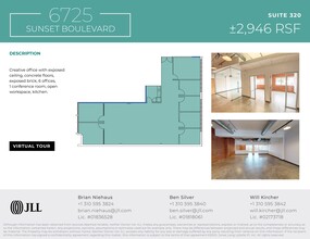 6725 W Sunset Blvd, Los Angeles, CA for rent Site Plan- Image 1 of 6