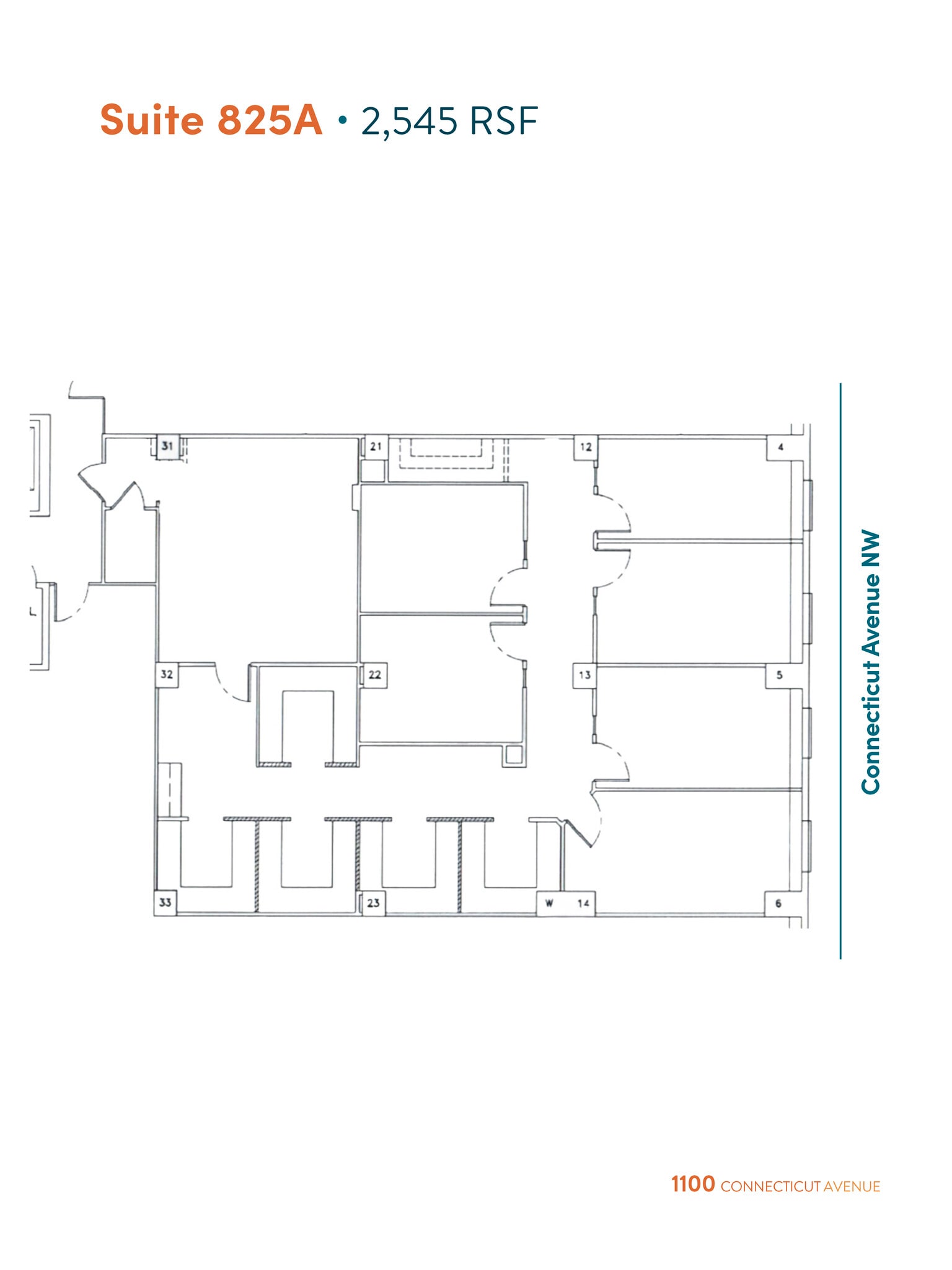1100 Connecticut Ave NW, Washington, DC to rent Floor Plan- Image 1 of 1