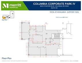 8830 Stanford Blvd, Columbia, MD for rent Site Plan- Image 2 of 2