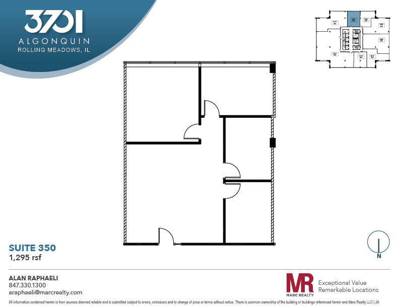 3701 Algonquin Rd, Rolling Meadows, IL for rent Floor Plan- Image 1 of 1